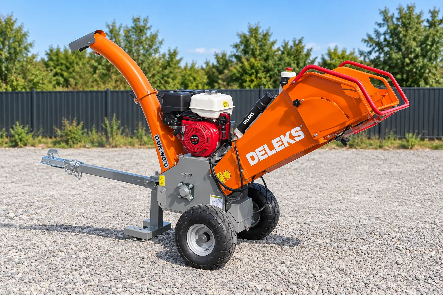 DELEKS DK-800 ágdaráló Honda GX-390 benzinmotorral