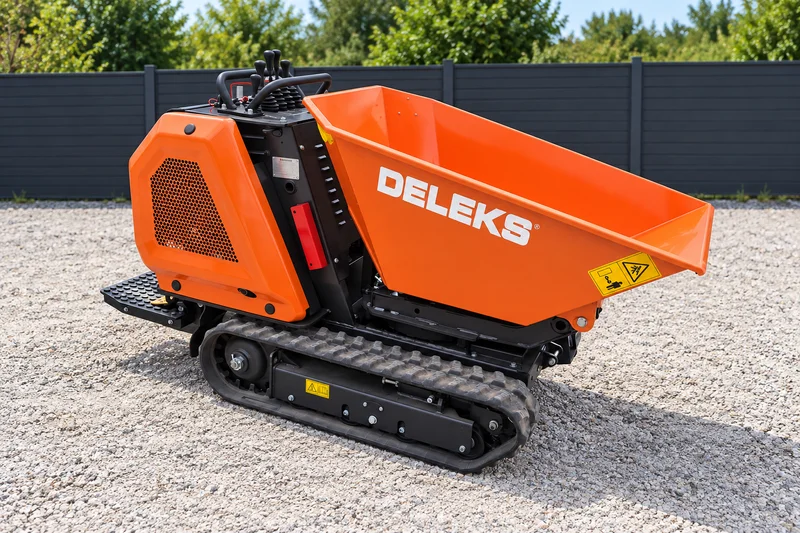 DELEKS lánctalpas mini dömper Kubota D722 dízelmotorral